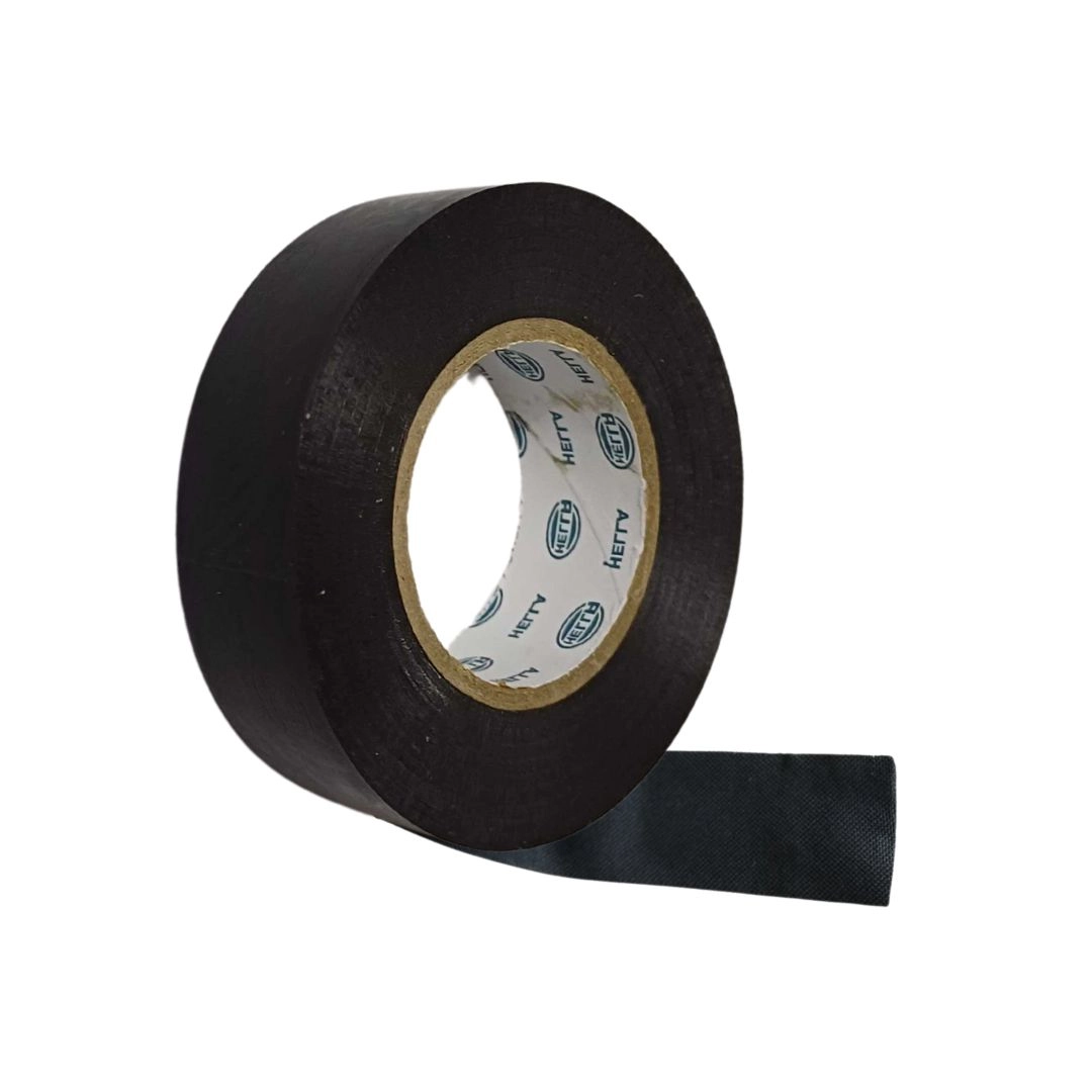 Fita Isolante Automotiva Preta 10 Metros 19mm Antichama Alta Isolação Até 42Kv Resistência Térmica 80°C Fita Isolante Automotiva Preta 10 Metros 19mm Antichama Alta Isolação Até 42Kv Resistência Térmica 80°C