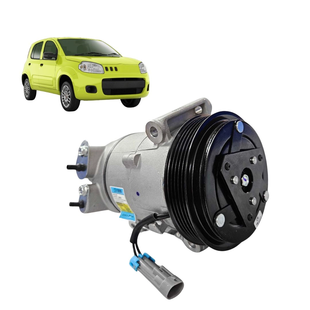 Compressor Ar Condicionado Para Fiat Uno Após 2011 Polia 5PK