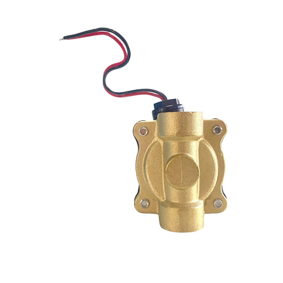 Válvula Solenoide Elétrica de Latão 1/2 Polegada Para Buzina Marítima e Suspensão a Ar Pressão Com Chicote Universal 12V