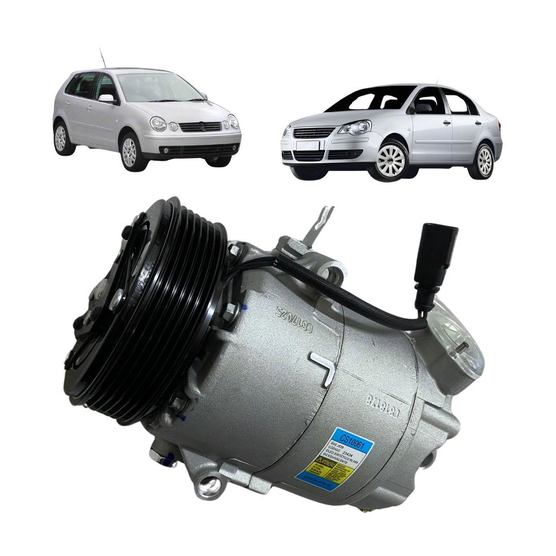 Compressor de Ar Condicionado Para Polo 1.6 2004 a 2008