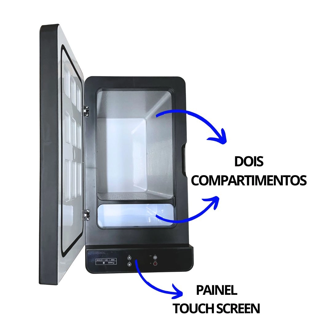 Geladeira 55 Litros 12V/24V 110v/220v Caminhão Ônibus Van