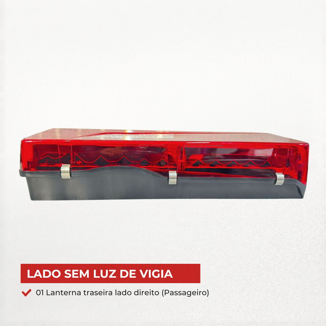 Kit Lanterna Traseira Para Scania S5 S6 Serie 5 Série 6 PGR NTG Streamline Com Chicote 2241858 2241860