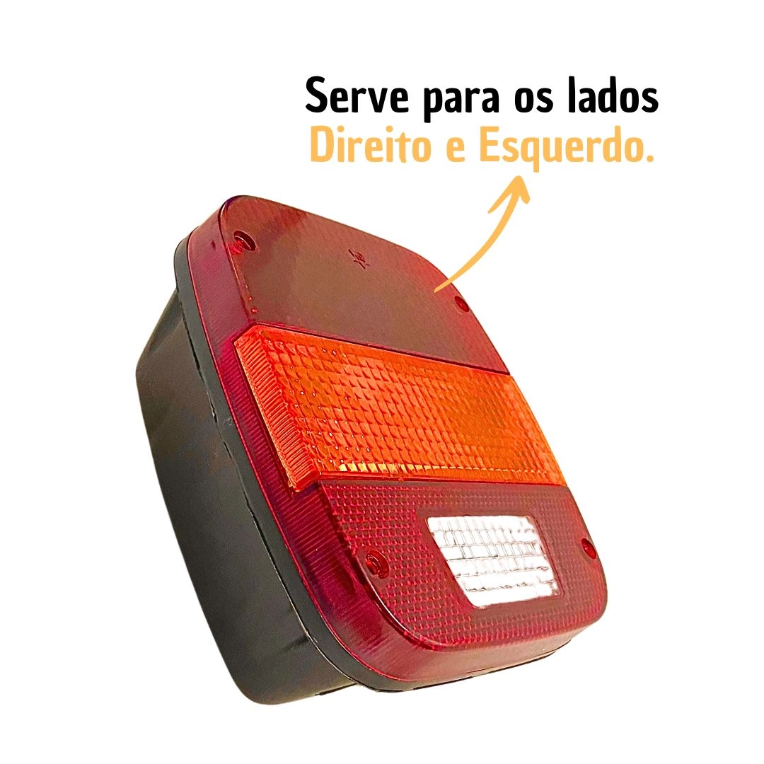 Lanterna Traseira Marmita Caminhão Ford Cargo VW Troller