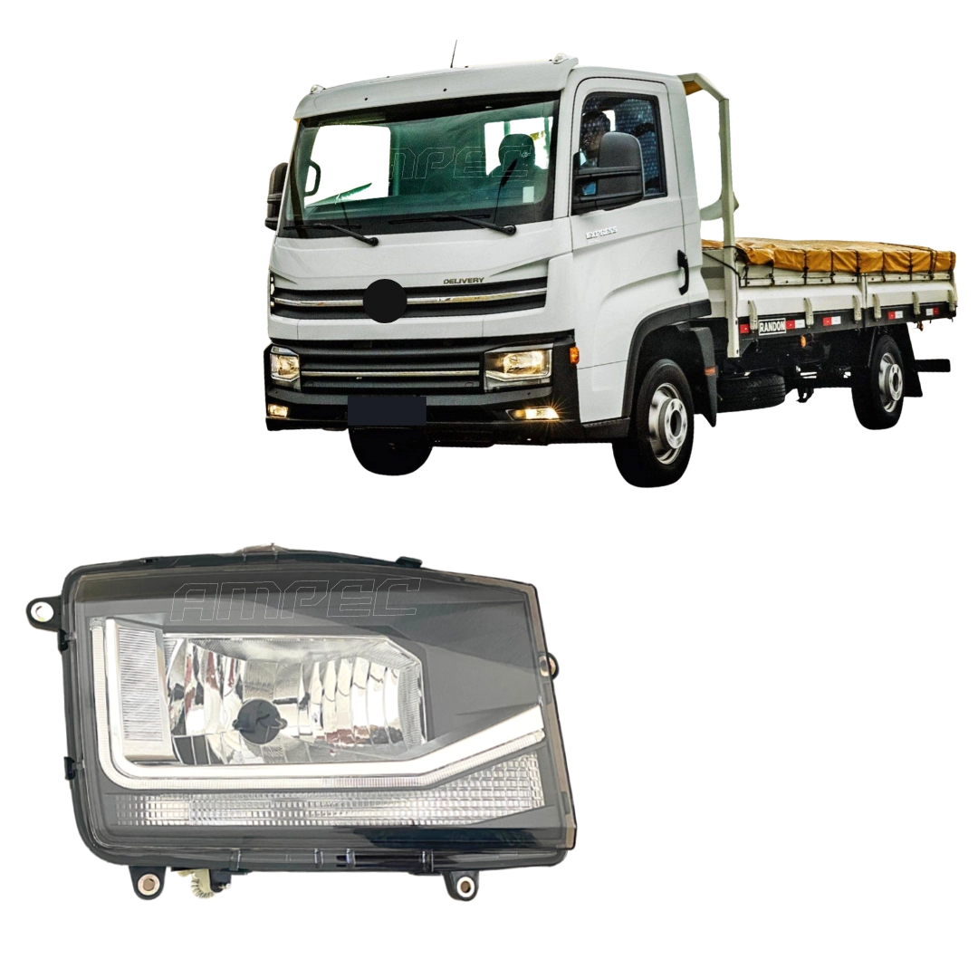 Farol Para VW Novo Delivery Express Após 2018 Lado Direito