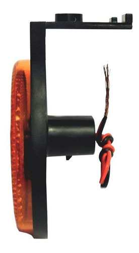 Kit 10 Lanterna Lateral Implemento P 65mm Com Suporte LED Amarela Para Carreta Caminhão Randon Guerra Kit 10 Lanterna Lateral Implemento P 65mm Com Suporte LED Amarela Para Carreta Caminhão Randon Guerra
