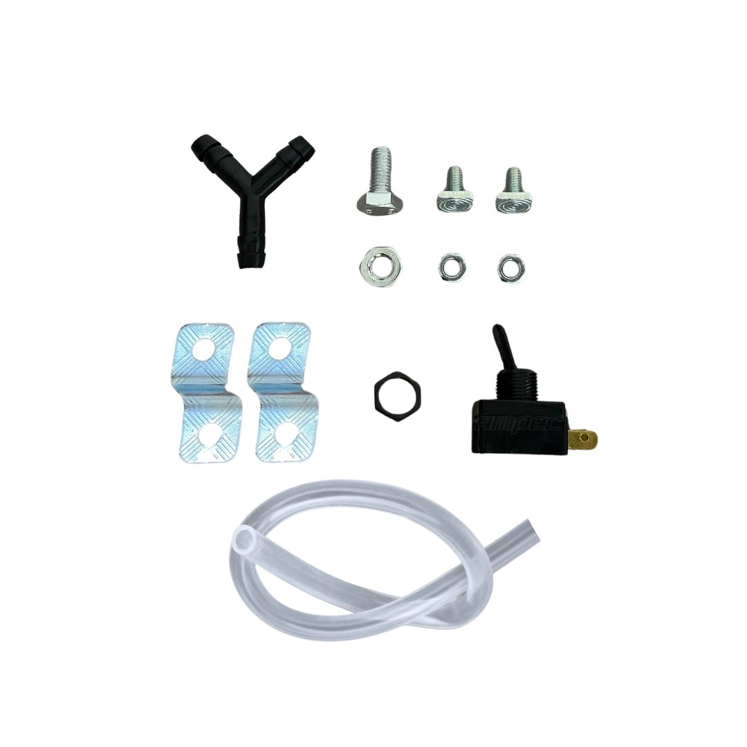 Buzina Marítima 2 Cornetas 12V Com Compressor E Mangueira Buzina Marítima 2 Cornetas 12V Com Compressor E Mangueira