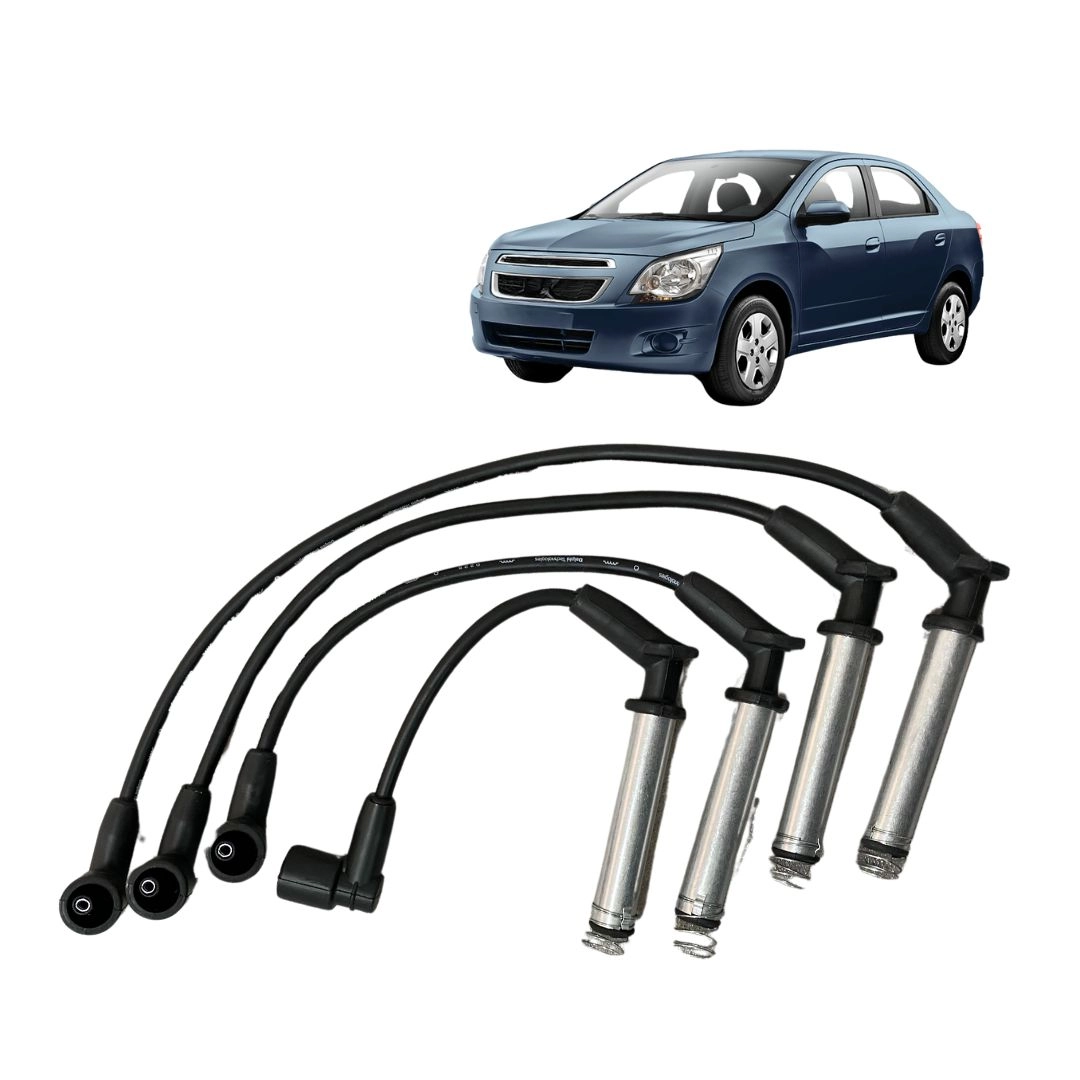 Jogo 4 Cabos de Ignição Para GM Cobalt 1.4 1.8 88905677