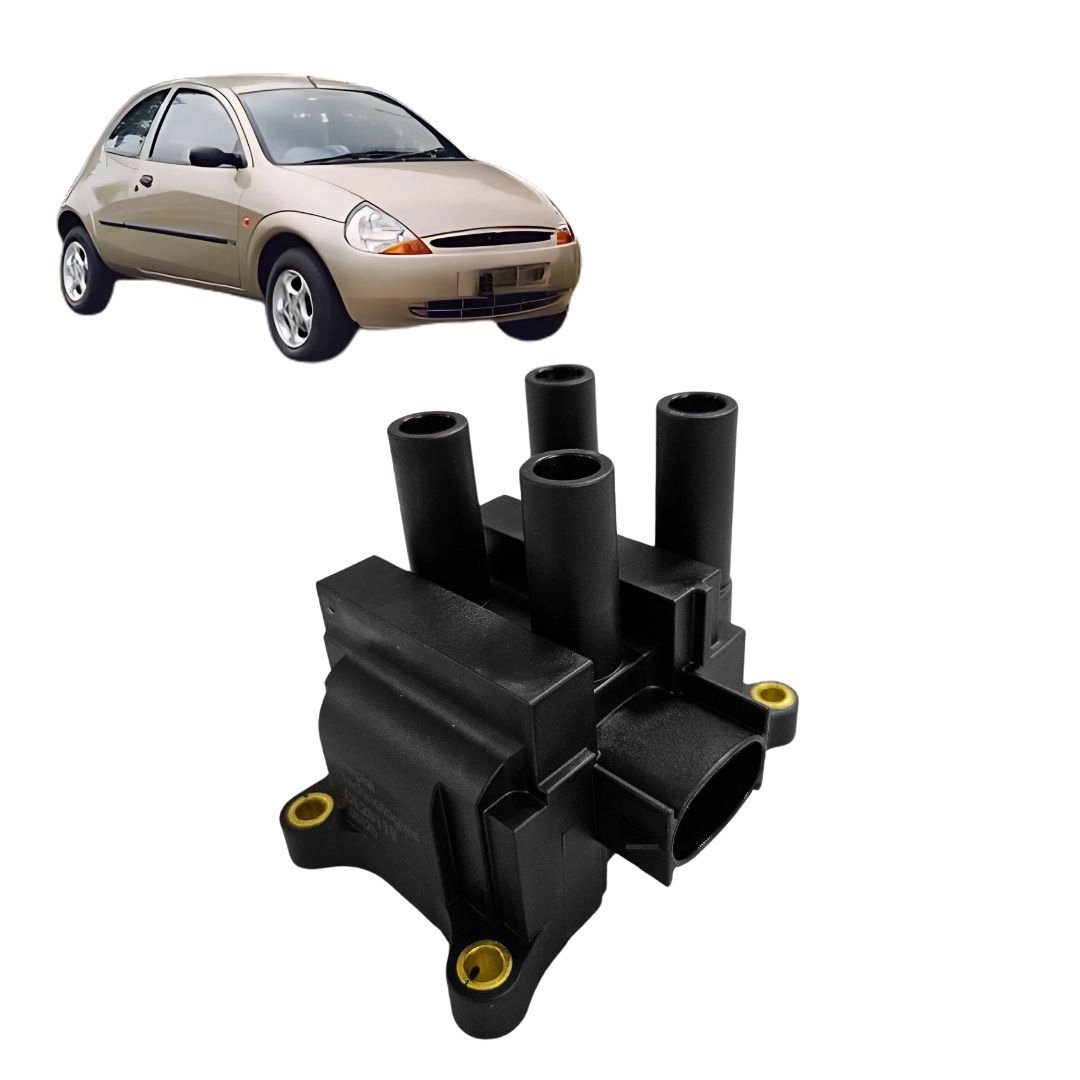 Bobina ignição Para Ford  Ka 1.0 1.6 1999 a 2007 4 Pinos