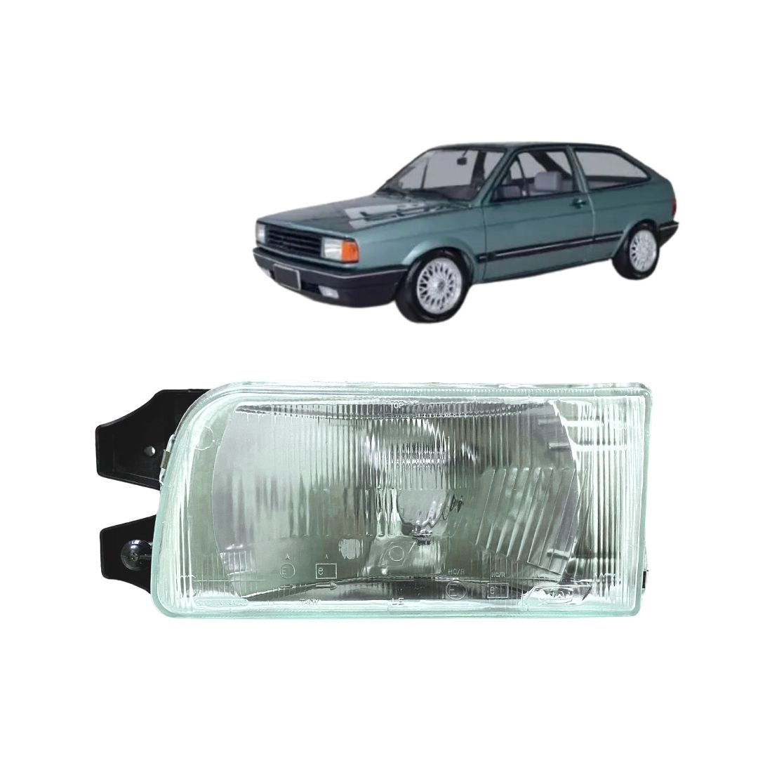 Farol Para VW Saveiro Parati Gol Quadrado Esquerdo