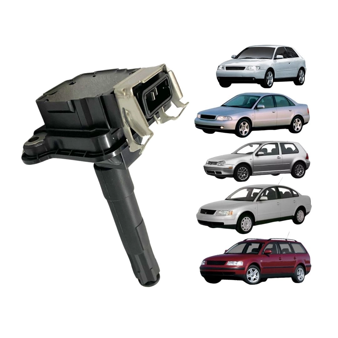 Bobina de Ignição Tipo Caneta 4 Vias Para Vw Golf Passat Passat Variant Audi A3 A4 Hella 058905101