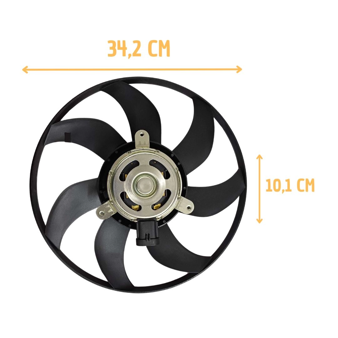Ventoinha Radiador Para Aircross C3 208 1.5 1.6 2013 a 2017 Ventoinha Radiador Para Aircross C3 208 1.5 1.6 2013 a 2017