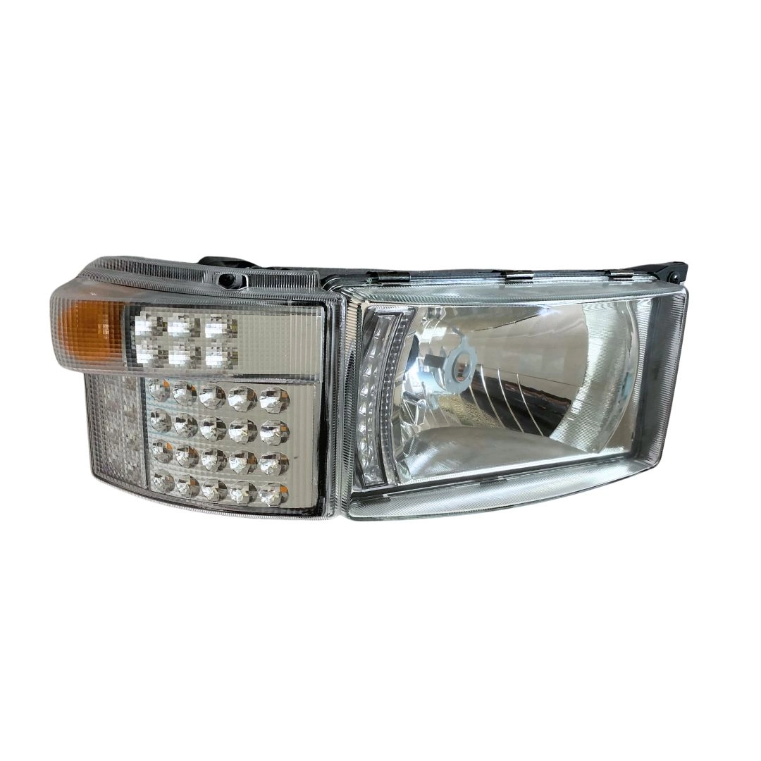Farol e Lanterna Pisca Seta DRL LED Para Scania S4 LD Farol e Lanterna Pisca Seta DRL LED Para Scania S4 LD