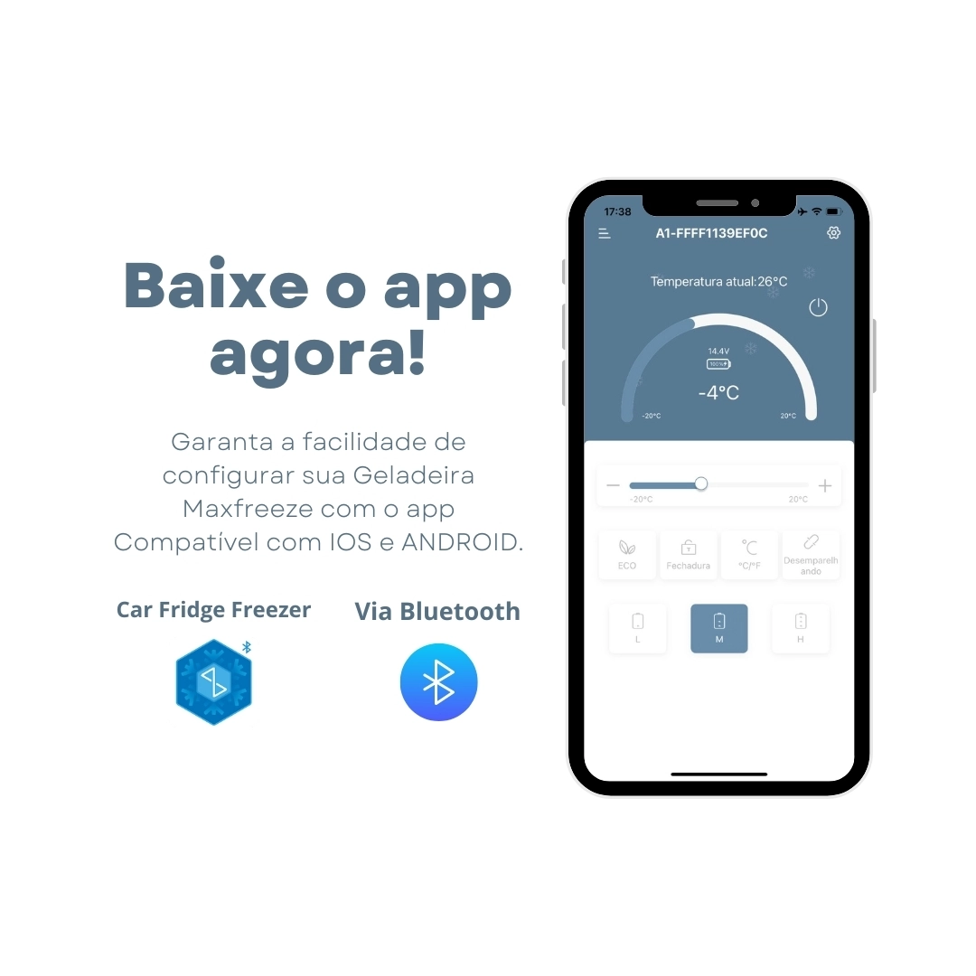 Geladeira Portátil 18L 12V/24V 110v/220v Caminhão Ônibus Van