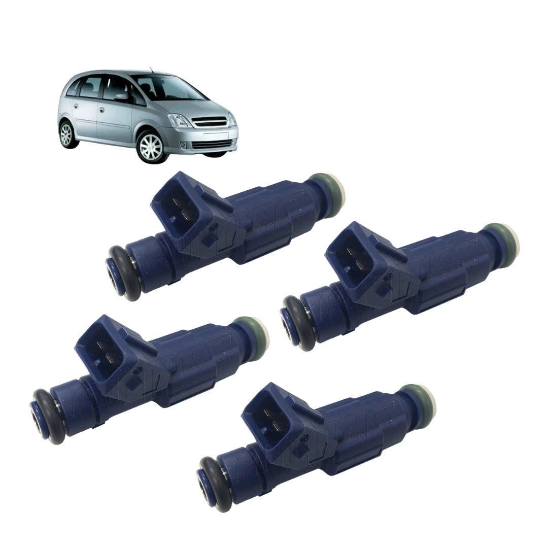 Kit 4 Bico Injetor Meriva Stilo 1.8 Gasolina Gauss GI9153 Kit 4 Bico Injetor Meriva Stilo 1.8 Gasolina Gauss GI9153