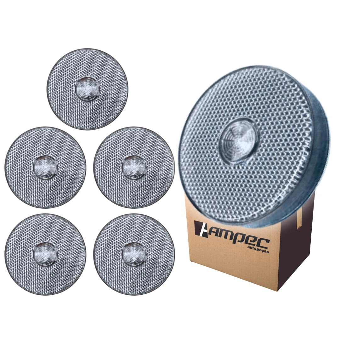 Kit 6 Lanternas Lateral Led Caminhão Carreta Sem Suporte Cristal G Kit 6 Lanternas Lateral Led Caminhão Carreta Sem Suporte Cristal G