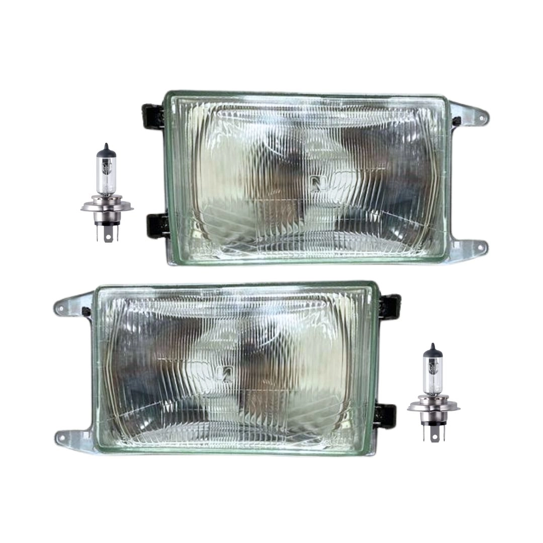 Par Farol Principal Para Gol Parati 1985 a 1986 Lente Vidro