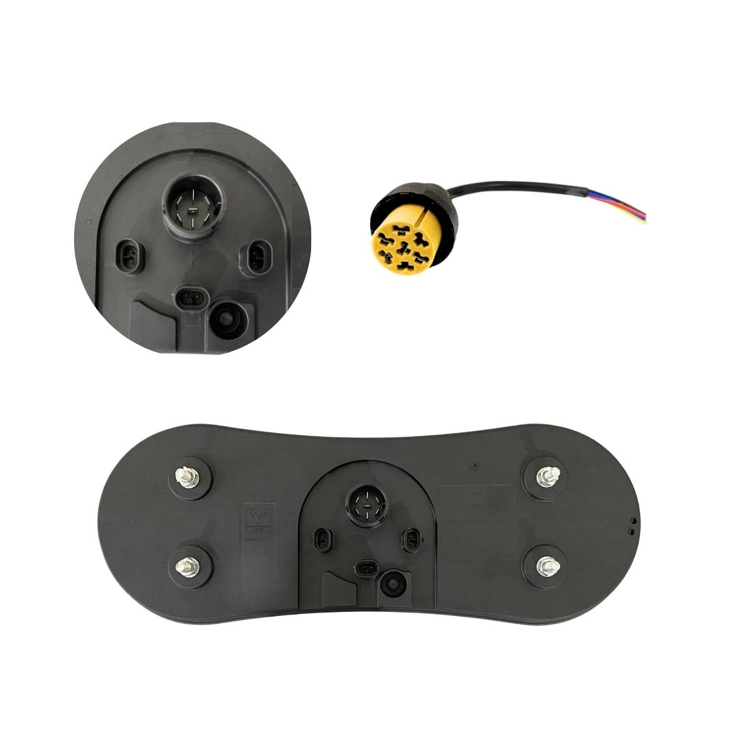 Kit Lanterna Traseira Carreta Para Facchini 19 LED 24V Kit Lanterna Traseira Carreta Para Facchini 19 LED 24V