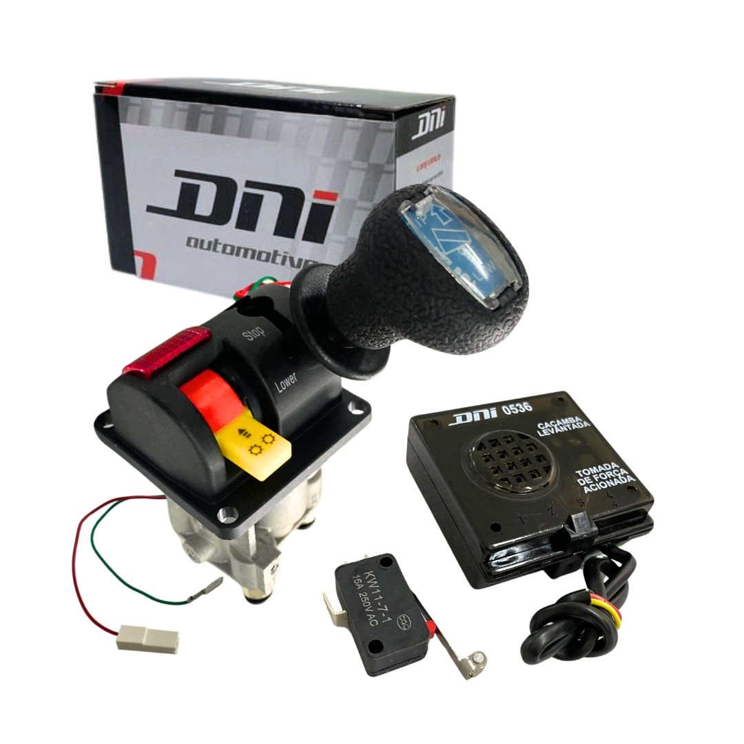 Kit Alarme Valvula Joystick para Caminhão Caçamba Basculante Kit Alarme Valvula Joystick para Caminhão Caçamba Basculante