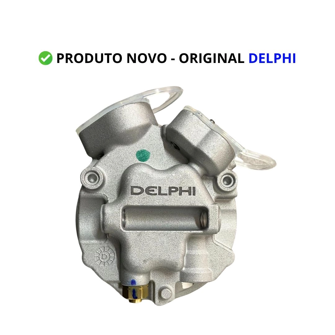 Compressor Ar Para Gol G5 G6 Polo Fox Saveiro Spacefox Voyage 1.0 1.6 2008 a 2015 Delphi CS20053