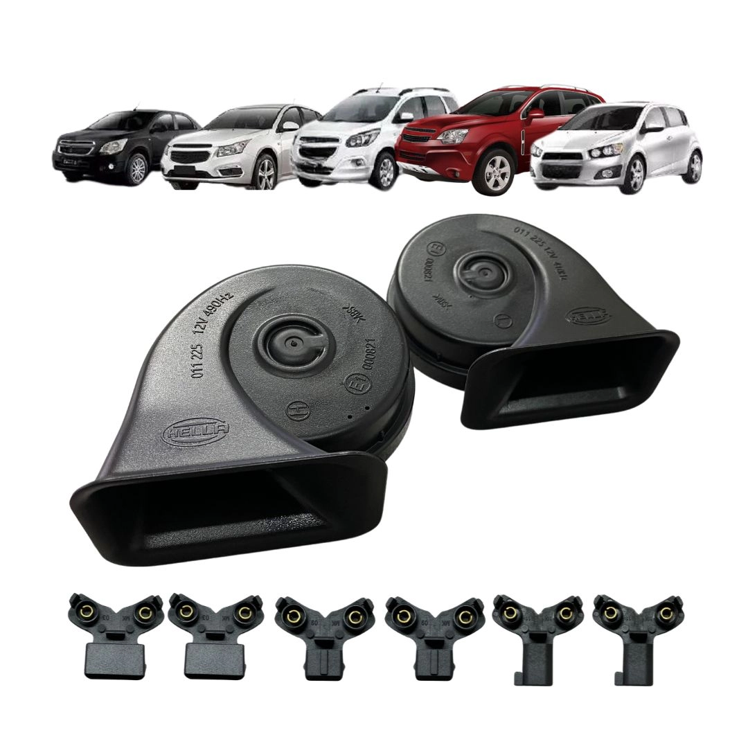 Par Buzina Caracol Para Cobalt Cruze Spin Captiva Sonic Par Buzina Caracol Para Cobalt Cruze Spin Captiva Sonic