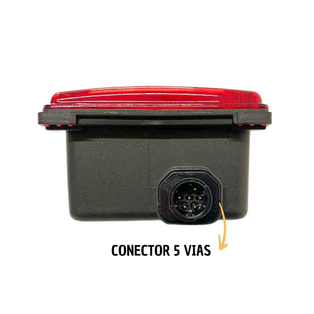 Lanterna Traseira Para Volvo FH FM NH 2004 a 2018 Com Vigia Lado Esquerdo
