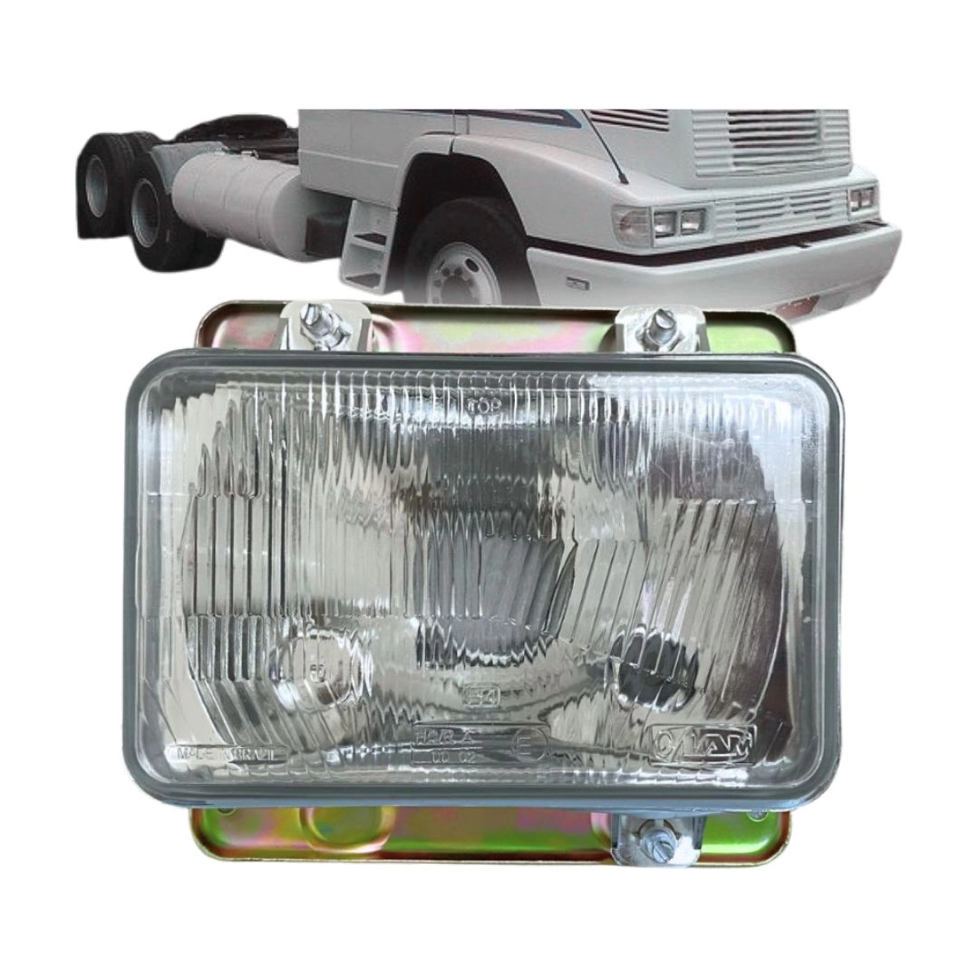 Farol Dianteiro Principal Para Mercedes Bicudo 1993 a 2004 1214 1418 1618 1935 1844 Lado Direito Lente Vidro Farol Dianteiro Principal Para Mercedes Bicudo 1993 a 2004 1214 1418 1618 1935 1844 Lado Direito Lente Vidro