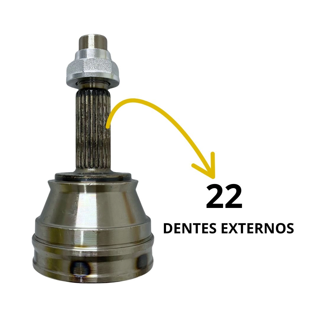 Par Junta Ponteira Homocinética Para Fiat Fiorino 03 a 09 Par Junta Ponteira Homocinética Para Fiat Fiorino 03 a 09