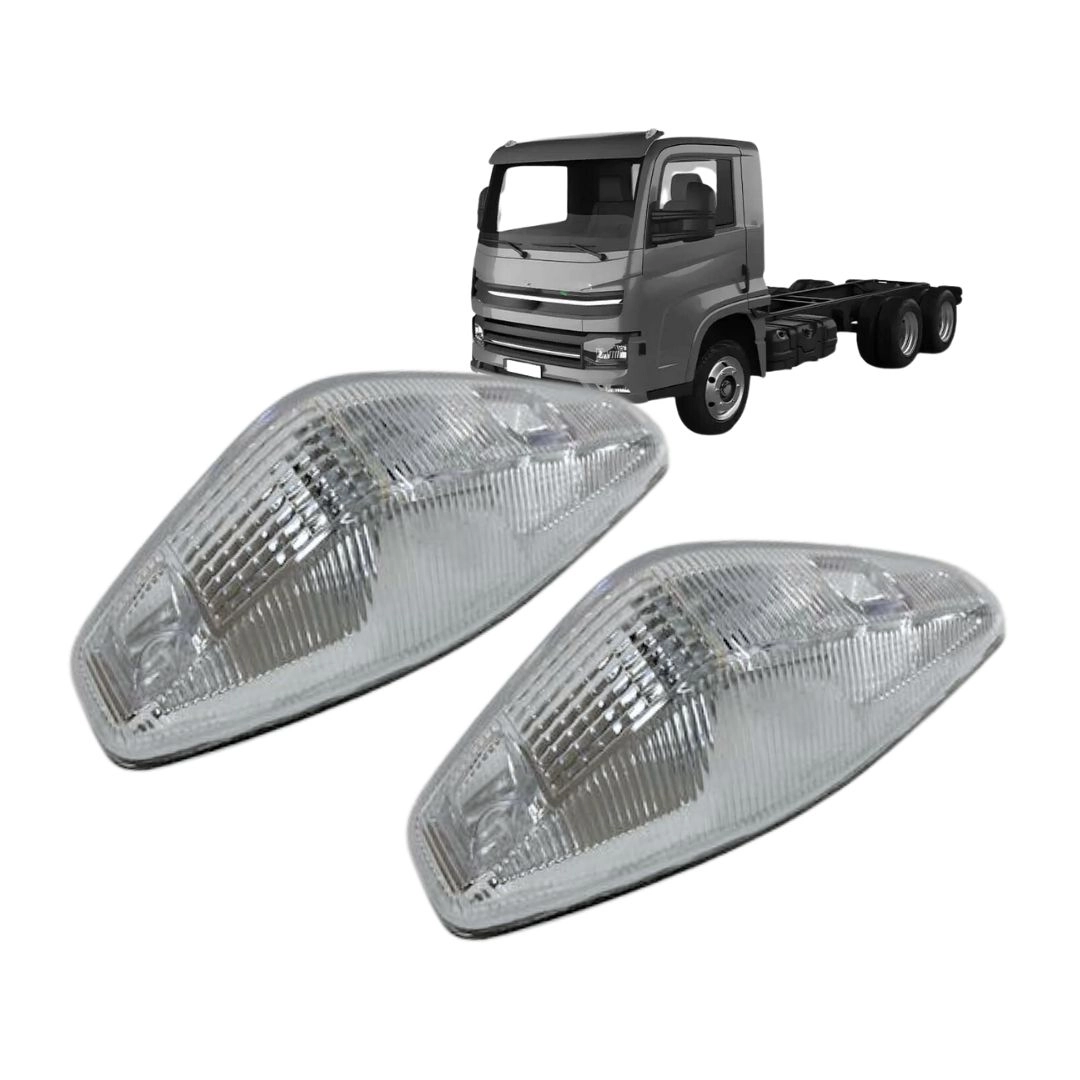 Par Lanterna Teto Cabine Frontal VW Delivery Novo LED 12V CR Par Lanterna Teto Cabine Frontal VW Delivery Novo LED 12V CR