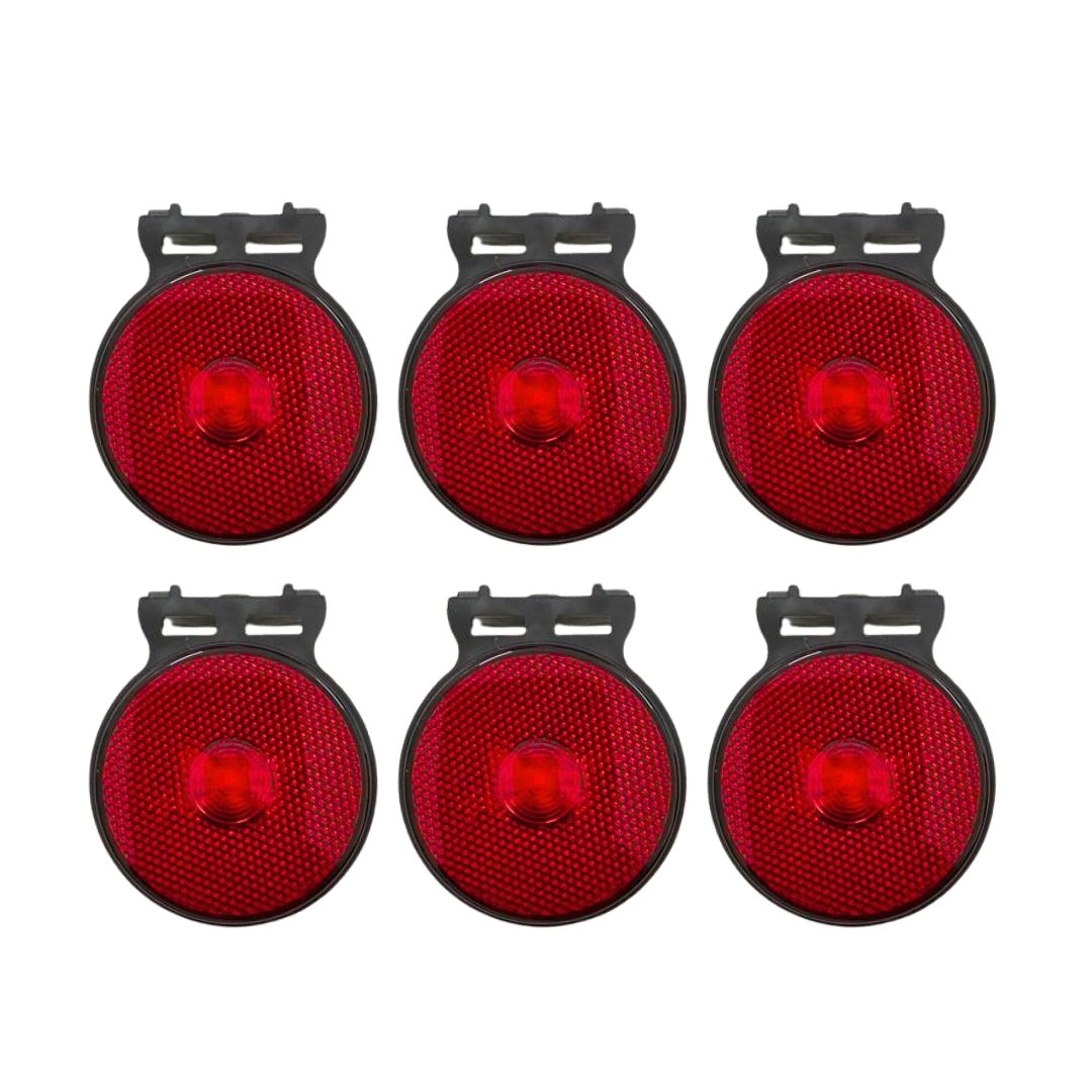 Kit 6 Lanternas Lateral Led Caminhão Carreta Com Suporte Vermelha P Kit 6 Lanternas Lateral Led Caminhão Carreta Com Suporte Vermelha P