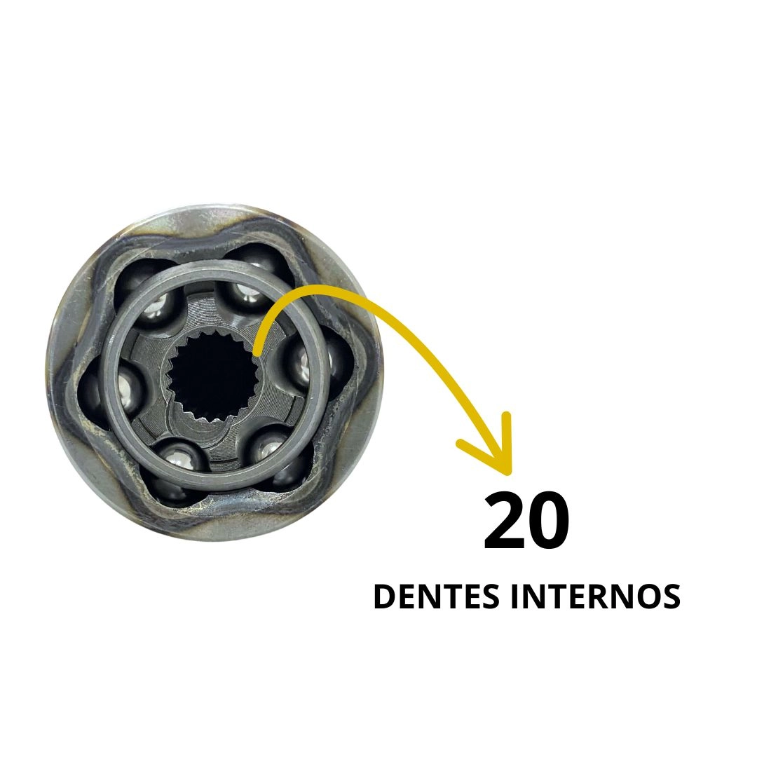 Par Junta Ponteira Homocinética Para Fiat Palio 1996 a 2000