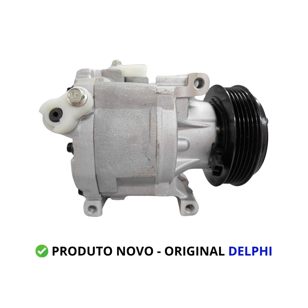 Compressor Ar Para Fiat Fiorino Idea Uno Palio Punto Palio Weekend Siena Strada 1.0 1.3 1.4 2004 a 2009 Delphi CS20403