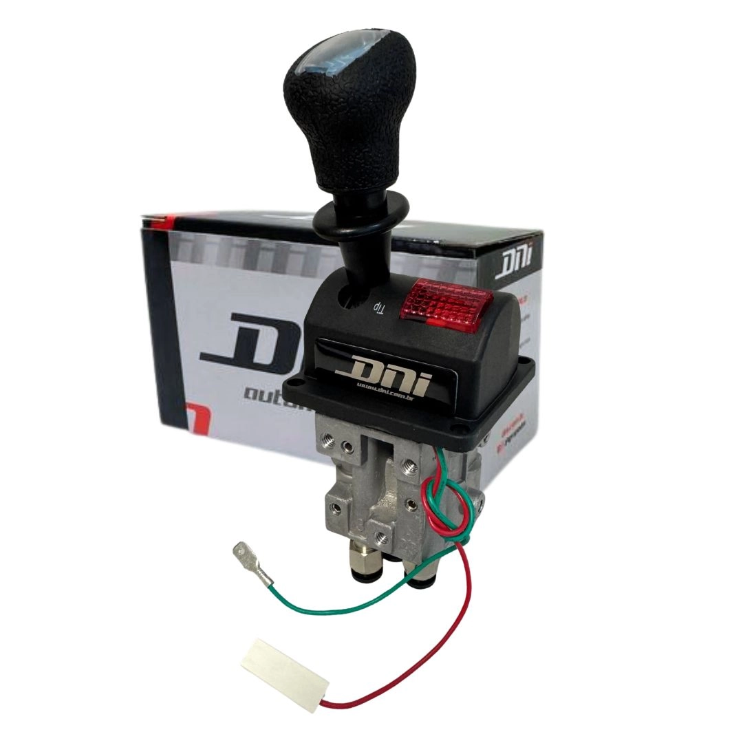 Chave Válvula Joystick Para Acionamento da Caçamba Basculante Bivolt 12v/24v Caminhão DNI7071
