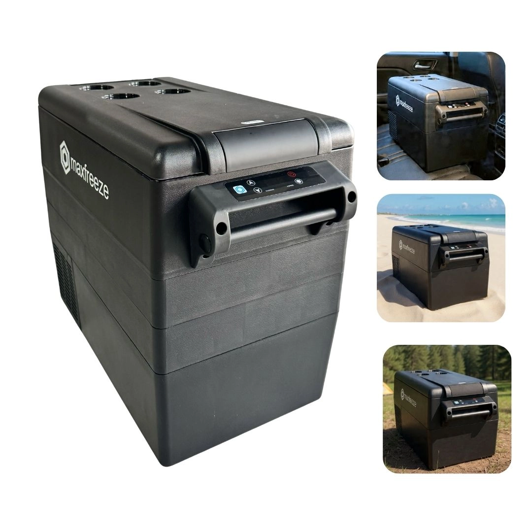 Mini Geladeira Portátil 55 Litros Para Caminhão Ônibus Van 12V/24V 110v/220v