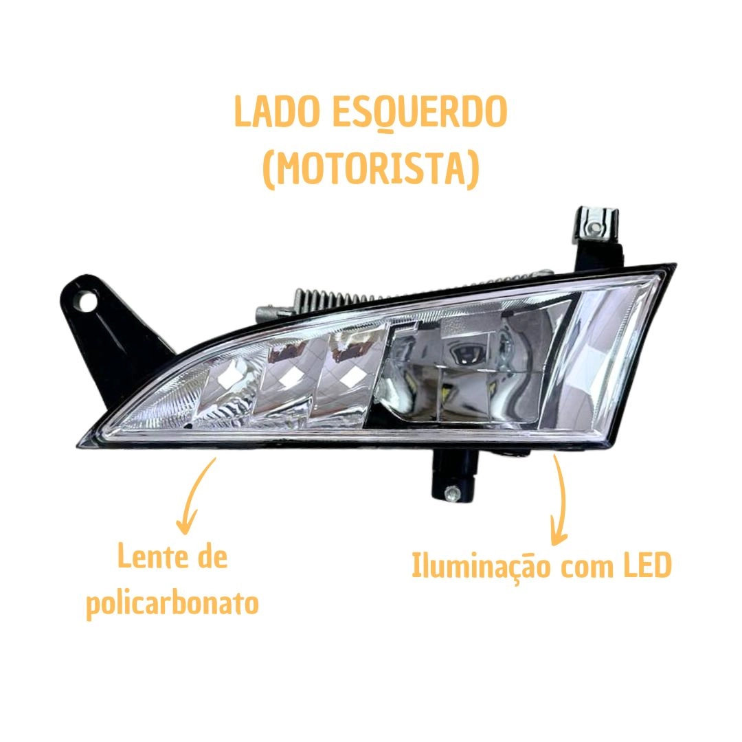 Farol Auxiliar Grade LED ParaScania S6 Ntg Esquerdo Farol Auxiliar Grade LED ParaScania S6 Ntg Esquerdo