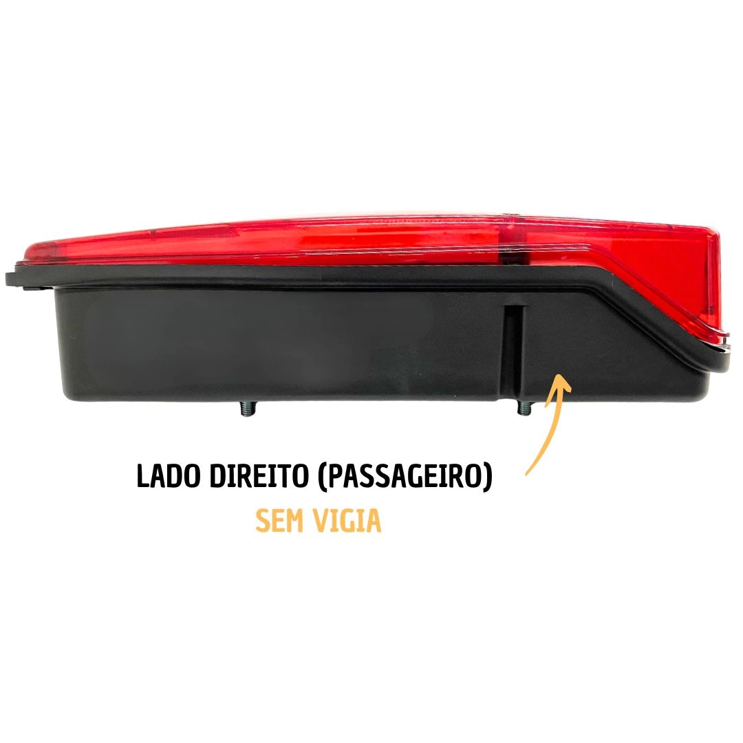 Lanterna Traseira Para Volvo FH FM NH 2004 a 2018 Com Vigia Lado Direito