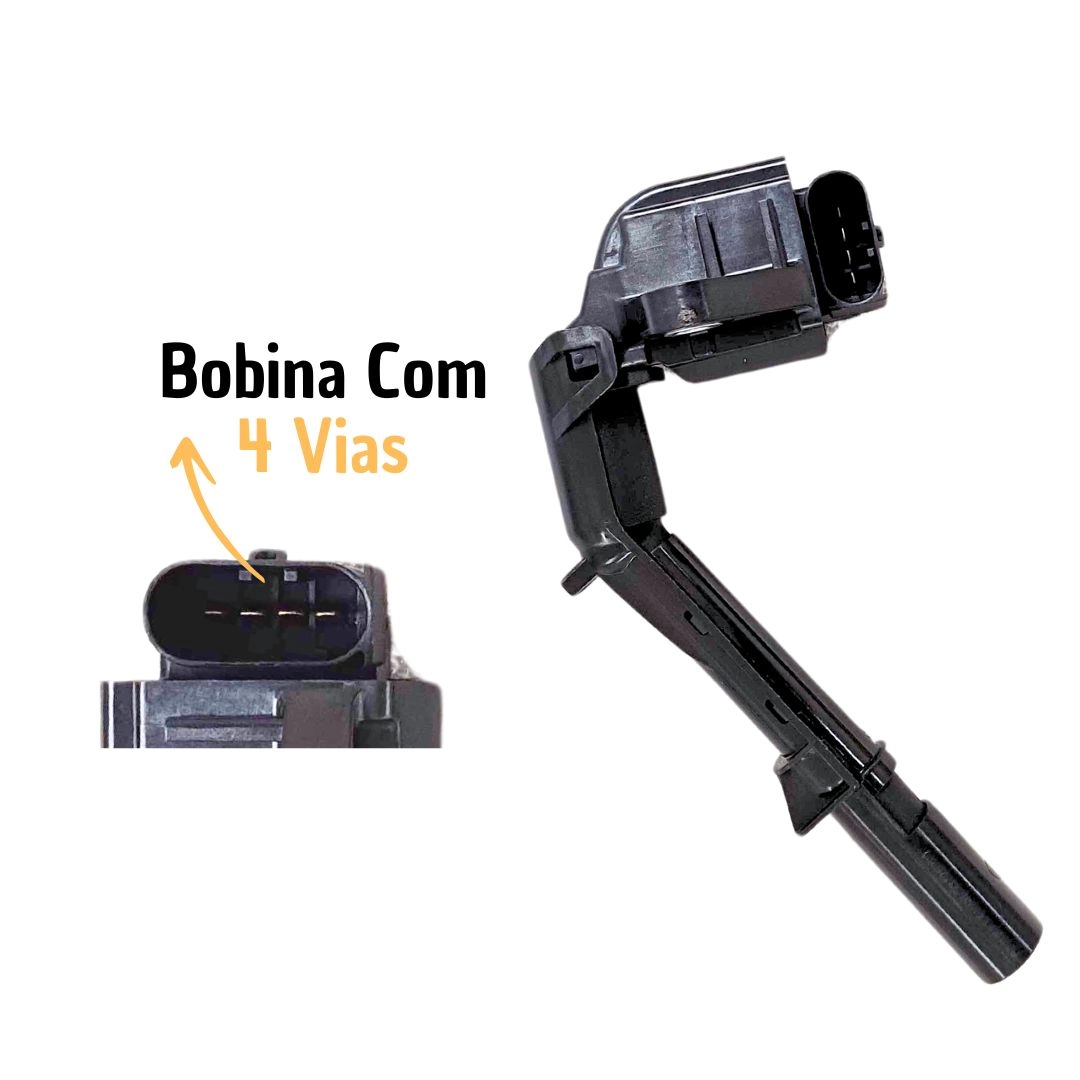 Kit 4 Bobina Ignição Para Mercedes A250 A45 C180 C250 C300