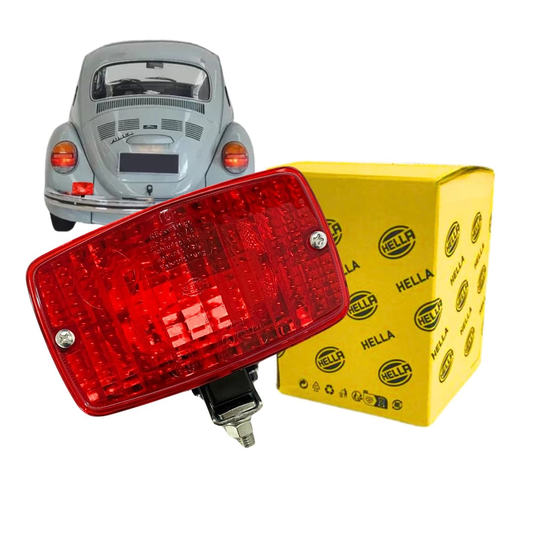 Luz de Neblina Freio Fog Light Vermelho Universal Hella