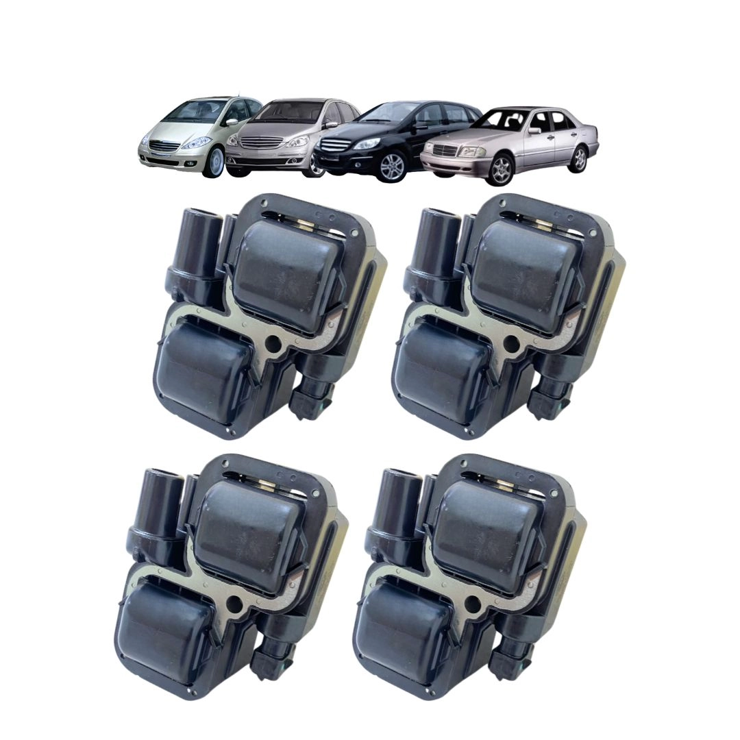 Kit 4 Bobina Ignição Para Mercedes C43 C55 CL500 CLK430 E430 Kit 4 Bobina Ignição Para Mercedes C43 C55 CL500 CLK430 E430