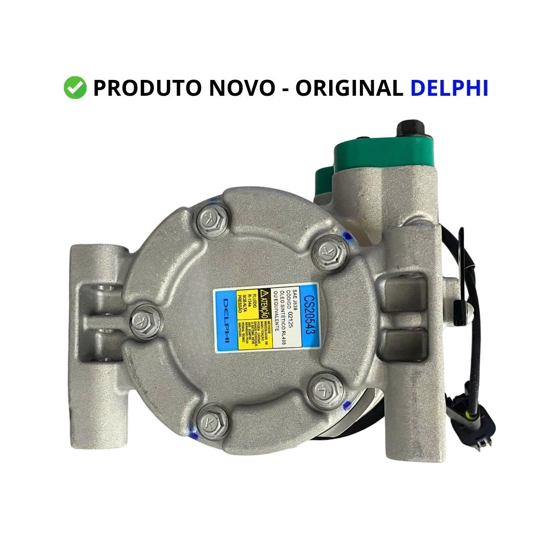 Compressor Ar Condicionado Para Hyundai HB20 3cil Após 2012 Delphi CS20543