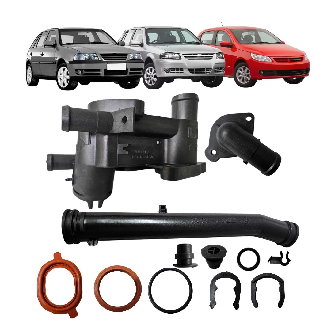 Kit Cavalete Distribuição Água Para Gol Após 2002 Ar Quente