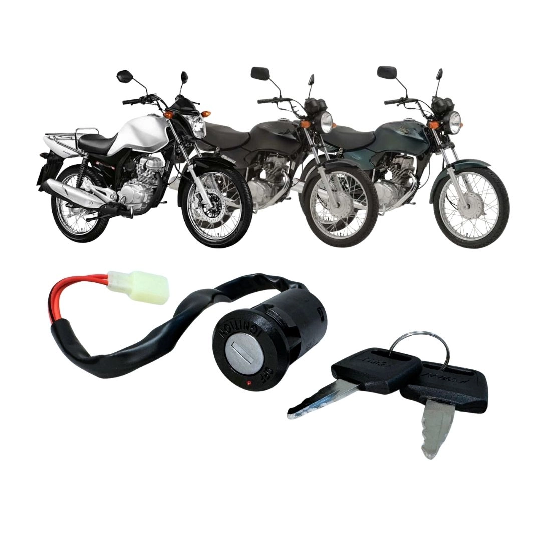 Chave De Ignição Miolo Para Honda CG Fan 125 Titan KS ES KSE Cargo 2002 a 2004 Magnetron