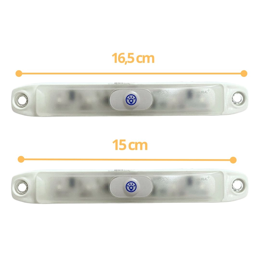 Lanterna Iluminação Interna Baú LED Bivolt com Botão On Off Lanterna Iluminação Interna Baú LED Bivolt com Botão On Off