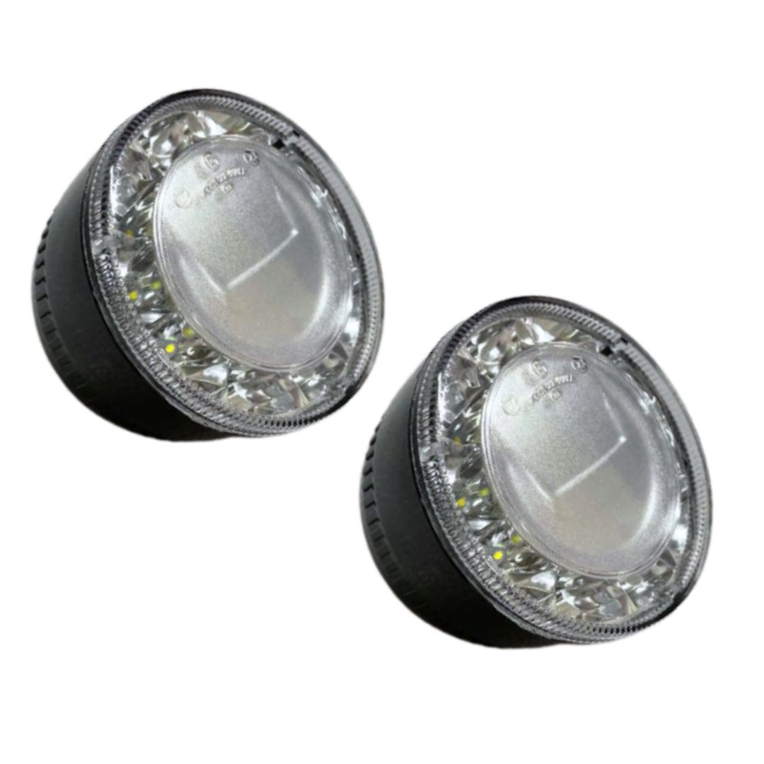 Par Lanterna Dianteira Para MB Accelo Luz Diurna LED