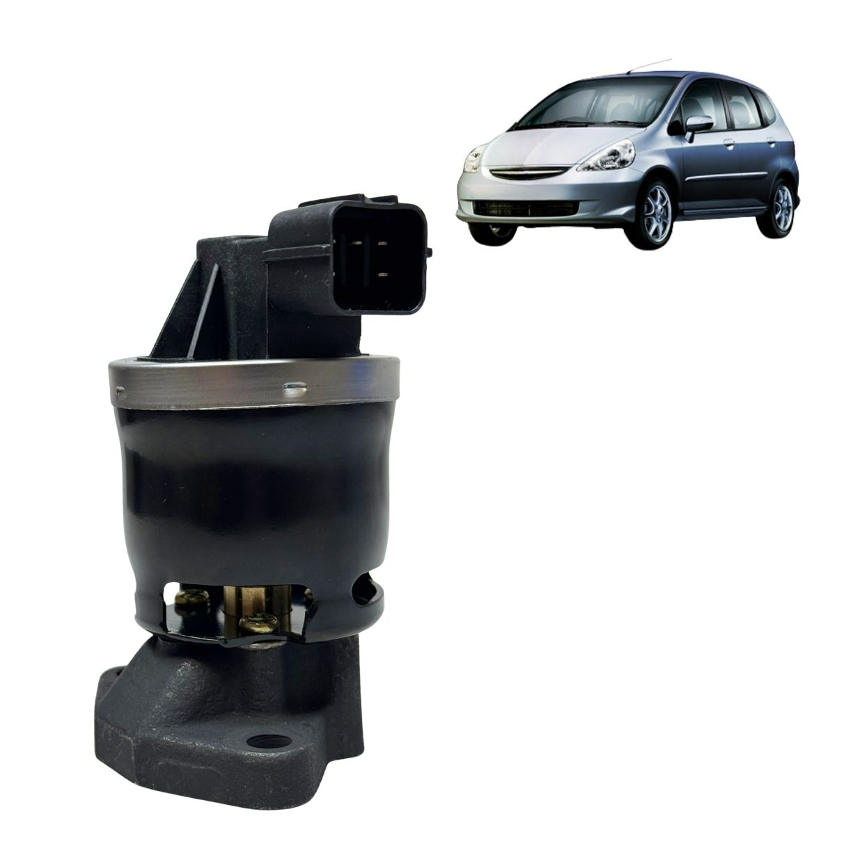 Válvula EGR 12V 5 Pinos Com Espaçador Para Honda Fit LX LXL 1.4 8V 2003 a 2008 Gauss Válvula EGR 12V 5 Pinos Com Espaçador Para Honda Fit LX LXL 1.4 8V 2003 a 2008 Gauss