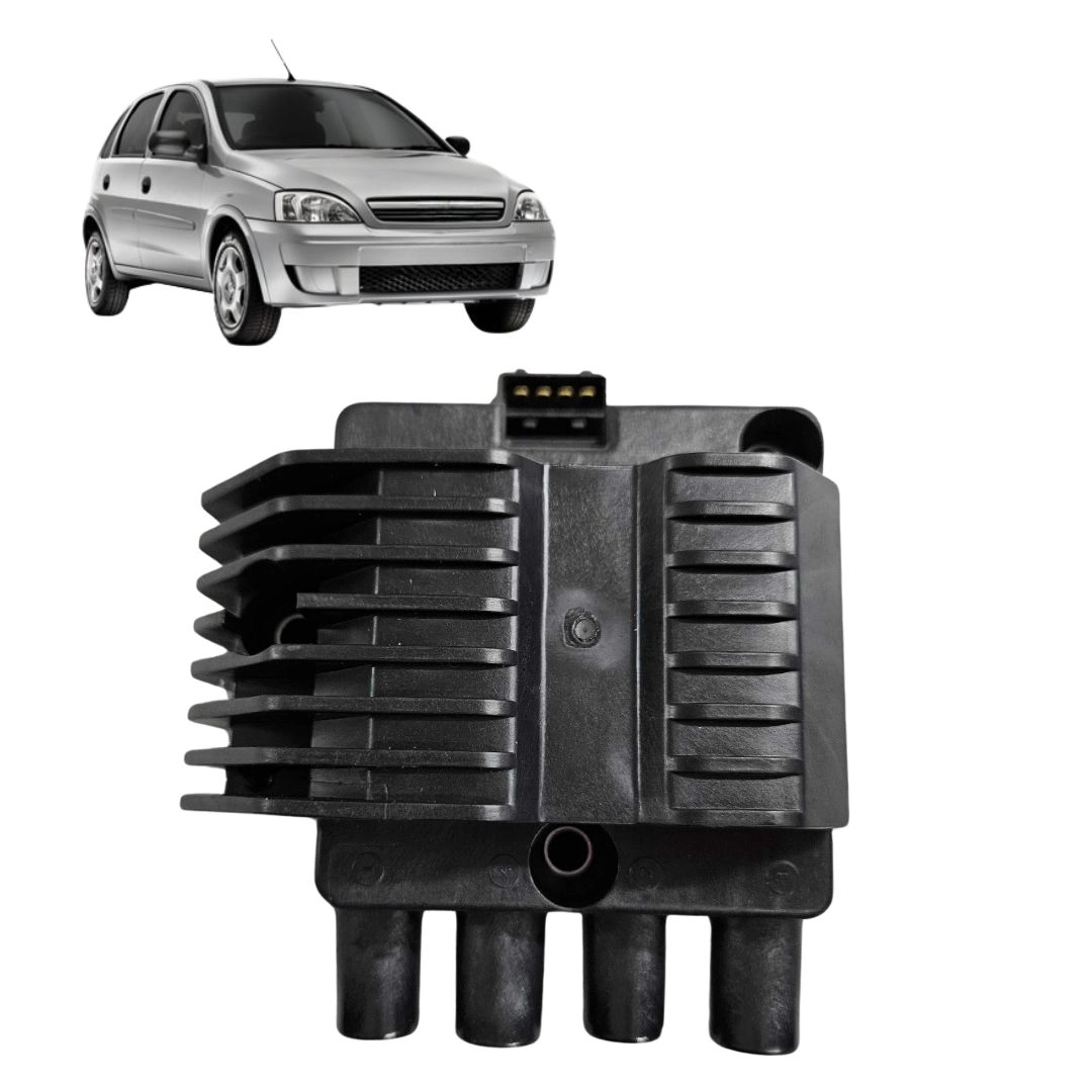 Bobina Ignição Para Corsa 1.0 8V 2002 a 2011 Delphi