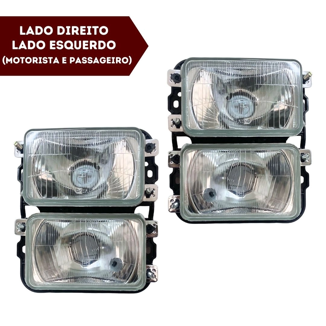 Par Farol Principal Para Ford F1000 F4000 F11000 85 a 91 Par Farol Principal Para Ford F1000 F4000 F11000 85 a 91