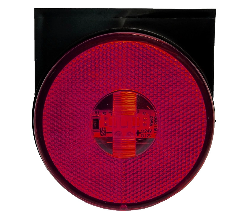 Lanterna Lateral LED Caminhão Carreta Com Suporte Vermelha G Lanterna Lateral LED Caminhão Carreta Com Suporte Vermelha G