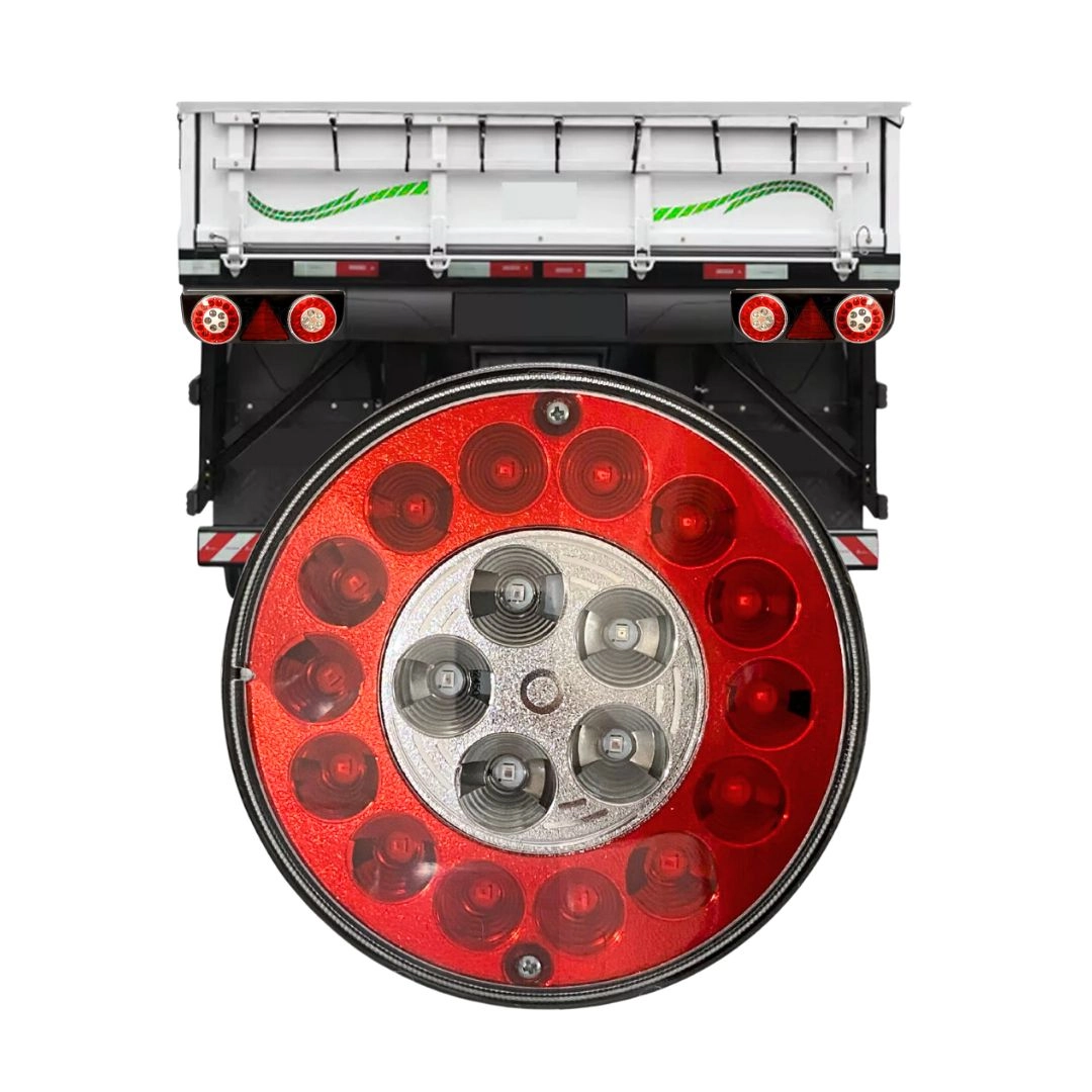 Lanterna Traseira Facchini 3 4 III IV LED 24V Freio Pisca