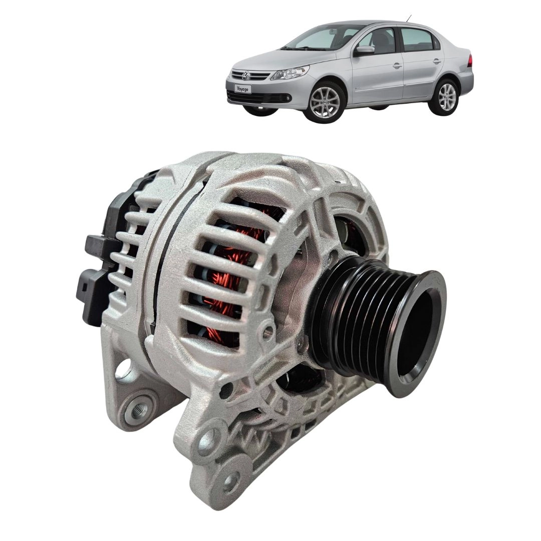 Alternador 90a Para Voyage 1.0 8V Flex 2008 a 2012 ZEN 41003 Alternador 90a Para Voyage 1.0 8V Flex 2008 a 2012 ZEN 41003