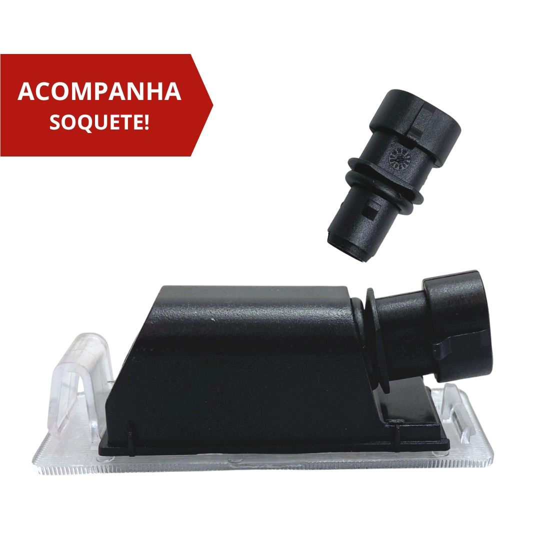 Lanterna Luz de Placa Para GM Cruze Hatch 12 a 15 Com Soquete